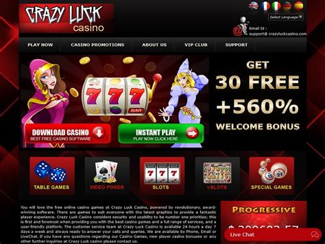 crazy luck casino download.
